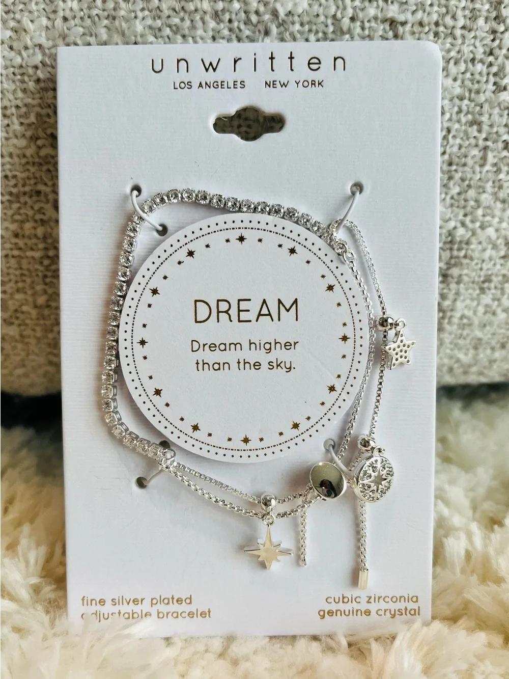 Unwritten delicate bracelet
